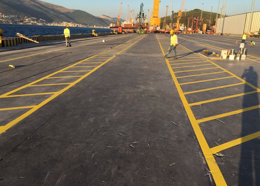 Yol Çizgi İşaretlerinin Uygulanması